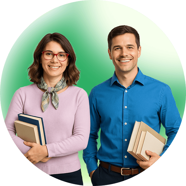 Öğretmen ve öğrenci temsil görseli