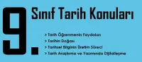 9. Sınıf Tarih Konuları ve Müfredatı (2025-2026)