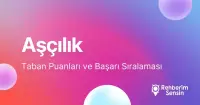 Aşçılık Taban Puanları ve Başarı Sıralaması (2026)