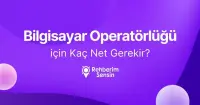 Bilgisayar Operatörlüğü için Kaç Net Gerekir?