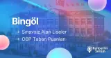 Bingöl OBP Liseleri, Sınavsız Alan Bingöl Liseleri