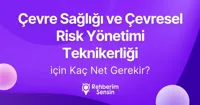 (2 Yıllık) Çevre Sağlığı ve Çevresel Risk Yönetimi Teknikerliği için Kaç Net Gerekir?