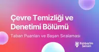 Çevre Temizliği ve Denetimi Taban Puanları ve Başarı Sıralaması (2026)