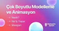Çok Boyutlu Modelleme ve Animasyon Nedir? Ne İş Yapar? Maaşları