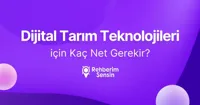 (2 Yıllık) Dijital Tarım Teknolojileri için Kaç Net Gerekir?