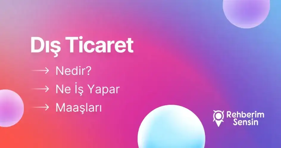 Dış Ticaret Nedir? Ne İş Yapar? Maaşları
