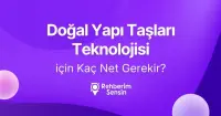 Doğal Yapı Taşları Teknolojisi (2 Yıllık) için Kaç Net Gerekir?