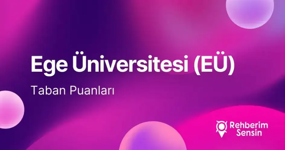 Ege Üniversitesi (EÜ) 2026 Tercih Rehberi: Taban Puanları (Son 4 Yıl) Başarı Sıralamaları