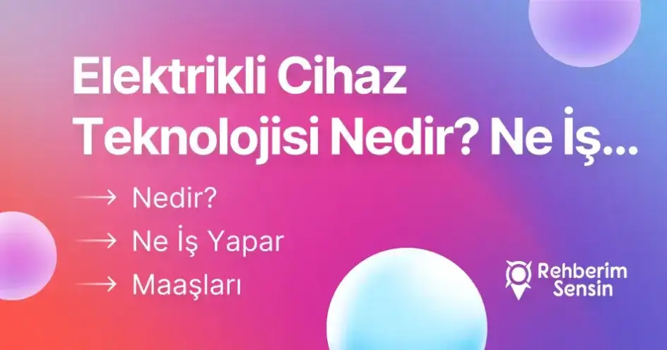 Elektrikli Cihaz Teknolojisi Nedir? Ne İş Yapar? Maaşı