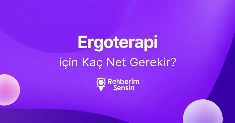 Ergoterapi için Kaç Net Gerekir?
