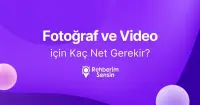 Fotoğraf ve Video için Kaç Net Gerekir?
