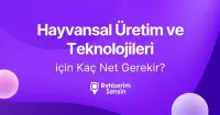 Hayvansal Üretim ve Teknolojileri için Kaç Net Gerekir?