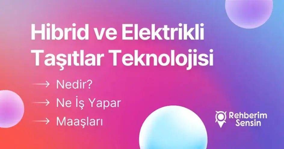 Hibrid ve Elektrikli Taşıtlar Teknolojisi Nedir? Ne İş Yapar? Maaşları