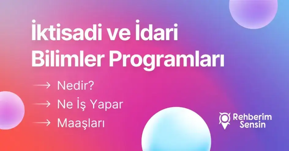 İktisadi ve İdari Bilimler Programları Nedir? Ne İş Yapar? Maaşları
