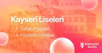 2025-2026 Kayseri Liseleri Taban Puanları ve En İyi Liseler