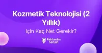 Kozmetik Teknolojisi (2 Yıllık) için Kaç Net Gerekir?