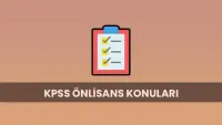 KPSS Önlisans Konuları ve Soru Dağılımı