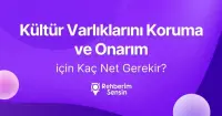 Kültür Varlıklarını Koruma ve Onarım için Kaç Net Gerekir?