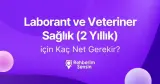 Laborant ve Veteriner Sağlık (2 Yıllık) için Kaç Net Gerekir?