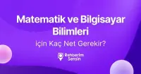 Matematik ve Bilgisayar Bilimleri için Kaç Net Gerekir?