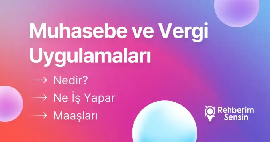 Muhasebe ve Vergi Uygulamaları Nedir? Ne İş Yapar? Maaşları