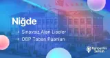Niğde OBP Liseleri, Sınavsız Alan Niğde Liseleri