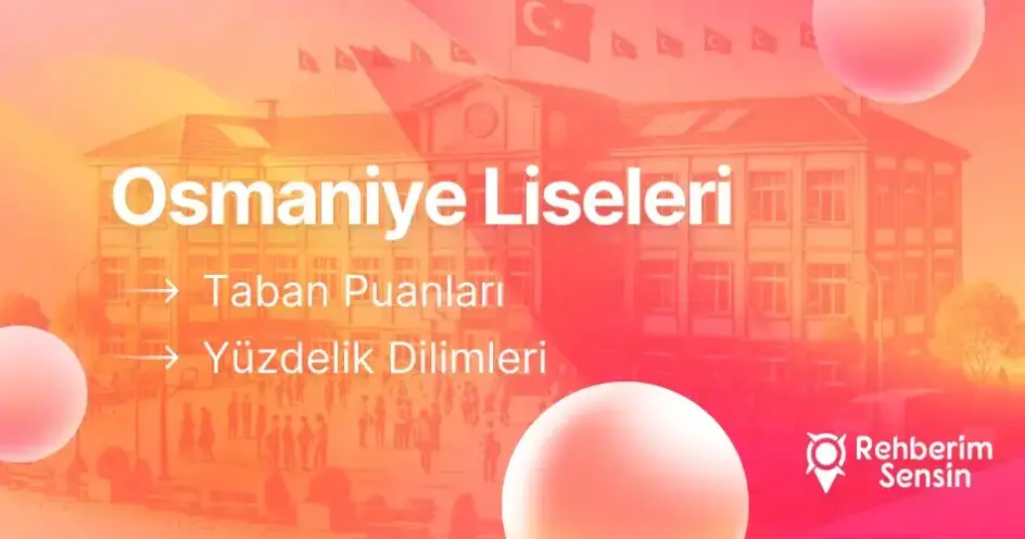 2025-2026 Osmaniye Liseleri Taban Puanları ve En İyi Liseler