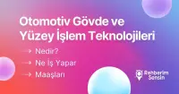 Otomotiv Gövde ve Yüzey İşlem Teknolojileri Nedir? Ne İş Yapar? Maaşları