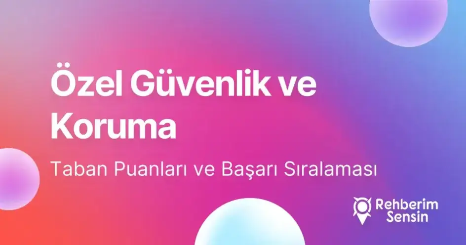 Özel Güvenlik ve Koruma Taban Puanları ve Başarı Sıralaması (2026)