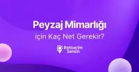 Peyzaj Mimarlığı için Kaç Net Gerekir?