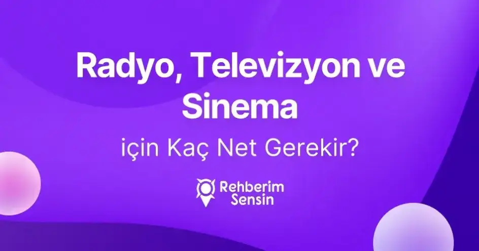 Radyo, Televizyon ve Sinema için Kaç Net Gerekir?