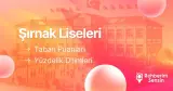 2025-2026 Şırnak Liseleri Taban Puanları ve En İyi Liseler