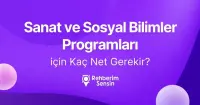 Sanat ve Sosyal Bilimler Programları için Kaç Net Gerekir?