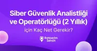 Siber Güvenlik Analistliği ve Operatörlüğü (2 Yıllık) için Kaç Net Gerekir?