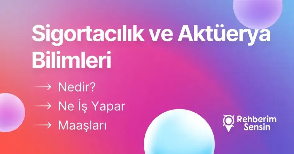 Sigortacılık ve Aktüerya Bilimleri Nedir? Ne İş Yapar? Maaşları