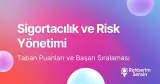 Sigortacılık ve Risk Yönetimi Taban Puanları ve Başarı Sıralaması (2026)
