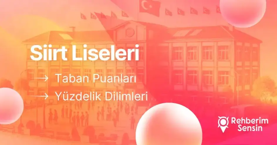 2025-2026 Siirt Liseleri Taban Puanları ve En İyi Liseler