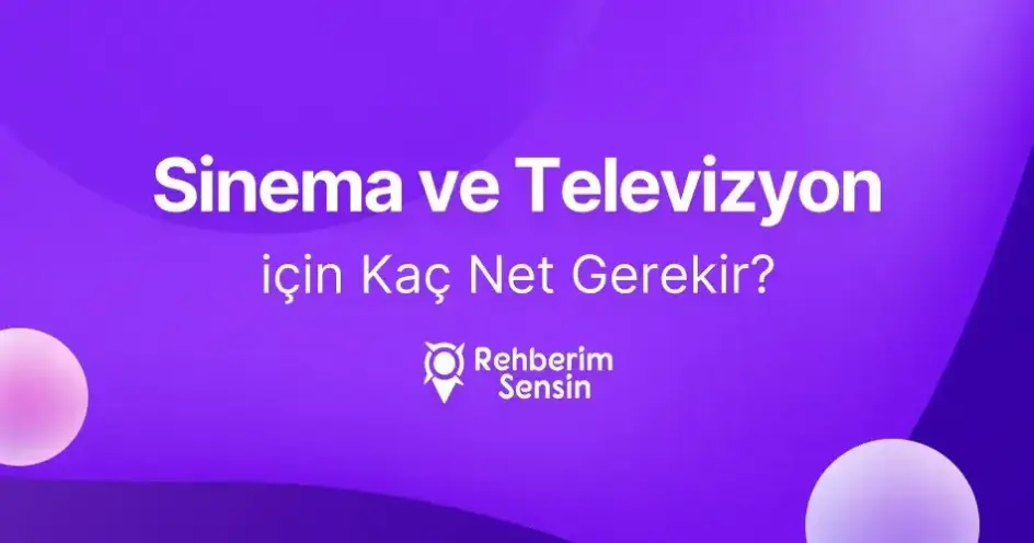 Sinema ve Televizyon için Kaç Net Gerekir?