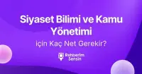 Siyaset Bilimi ve Kamu Yönetimi için Kaç Net Gerekir?