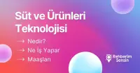 Süt ve Ürünleri Teknolojisi Nedir? Ne İş Yapar? Maaşları