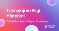 Teknoloji ve Bilgi Yönetimi Taban Puanları ve Başarı Sıralaması (2026)