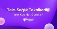 (2 Yıllık) Tele-Sağlık Teknikerliği için Kaç Net Gerekir?