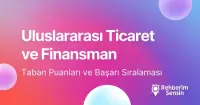 Uluslararası Ticaret ve Finansman Taban Puanları ve Başarı Sıralaması (2026)