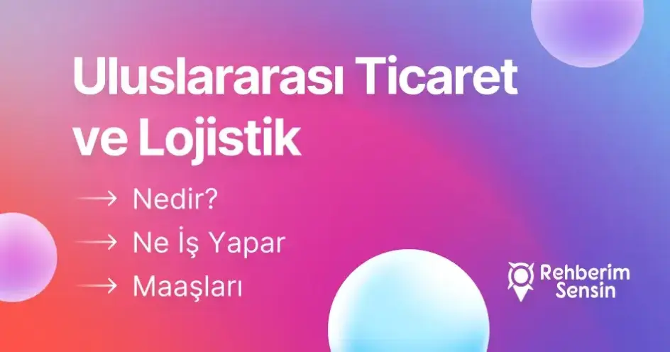 Uluslararası Ticaret ve Lojistik Nedir? Ne İş Yapar? Maaşları