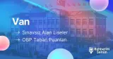 Van OBP Liseleri, Sınavsız Alan Van Liseleri