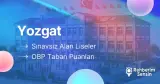 Yozgat OBP Liseleri, Sınavsız Alan Yozgat Liseleri